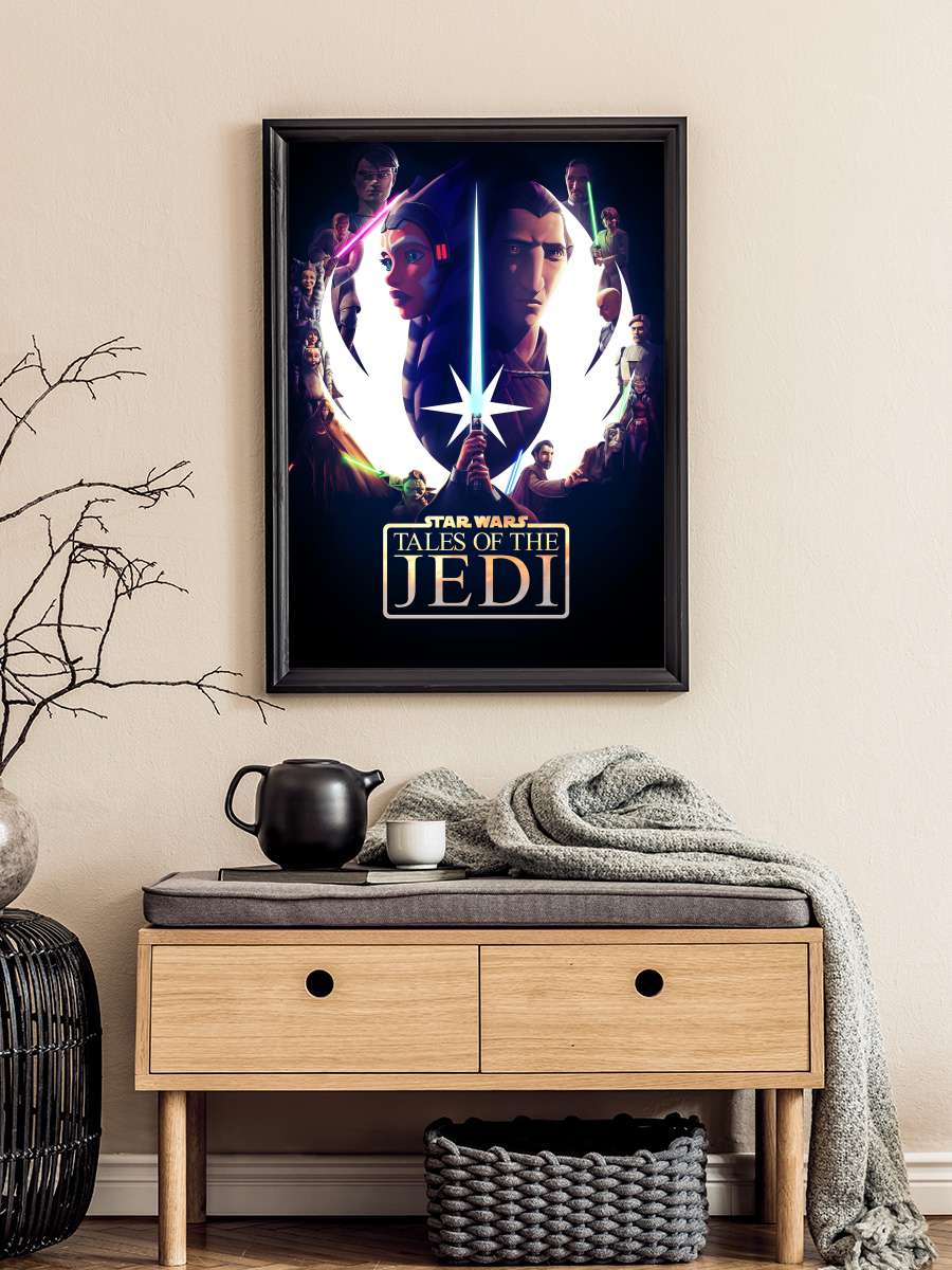 Star Wars: Tales of the Jedi Dizi Tablo Siyah Çerçeveli Dizi Poster Duvar Tablo