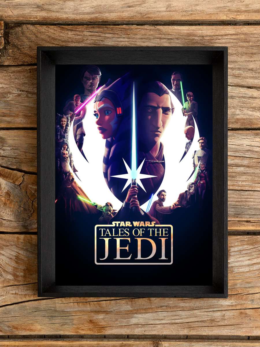 Star Wars: Tales of the Jedi Dizi Tablo Siyah Çerçeveli Dizi Poster Duvar Tablo