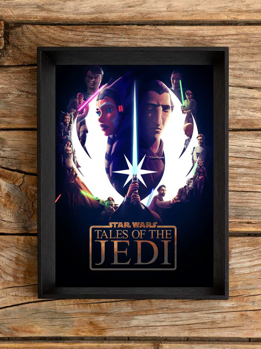 Star Wars: Tales of the Jedi Dizi Tablo Siyah Çerçeveli Dizi Poster Duvar Tablo