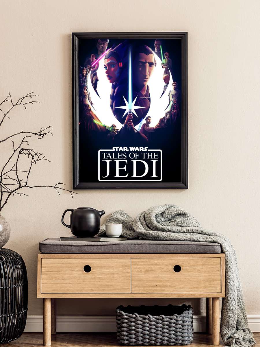 Star Wars: Tales of the Jedi Dizi Tablo Siyah Çerçeveli Dizi Poster Duvar Tablo