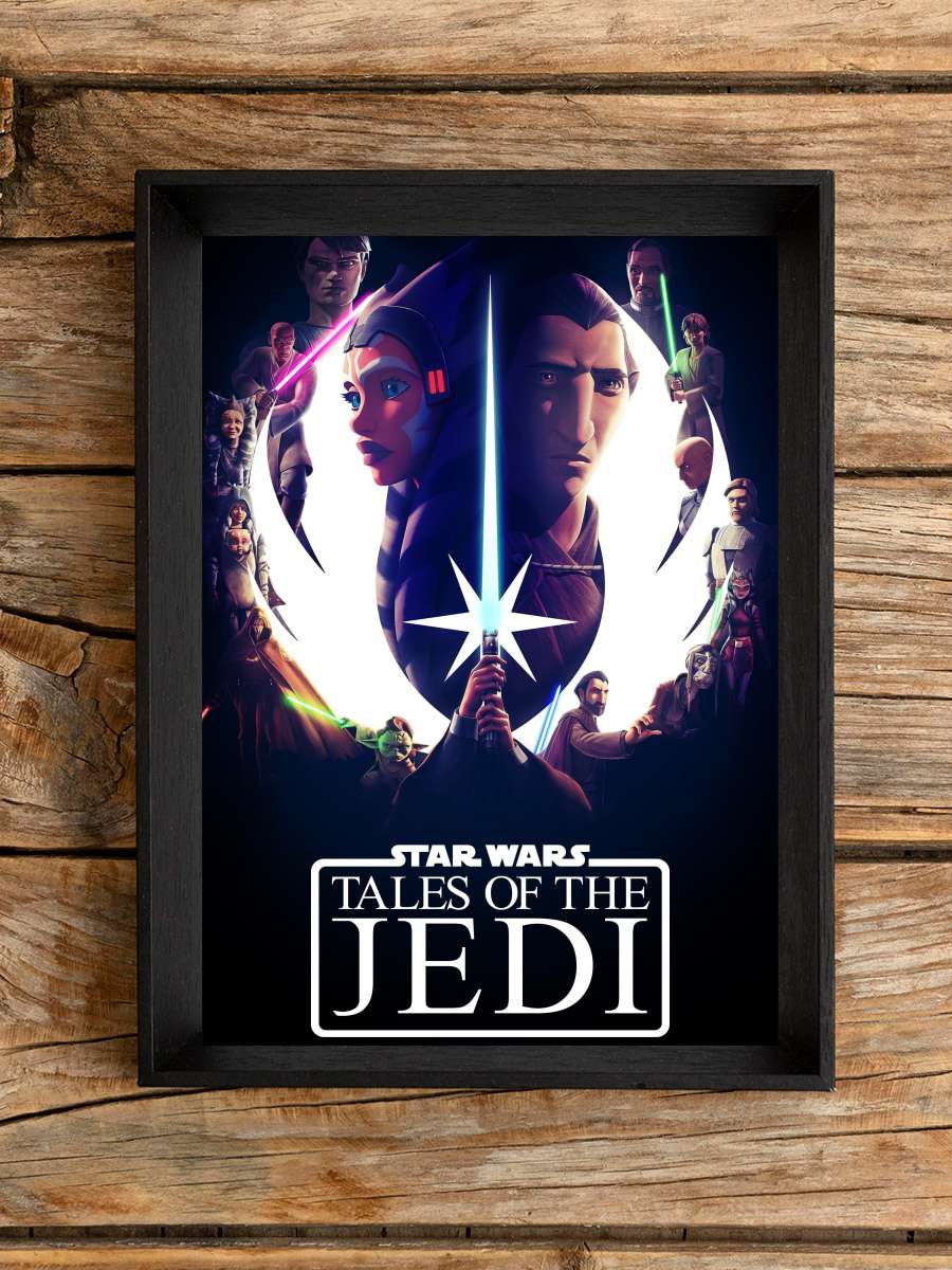 Star Wars: Tales of the Jedi Dizi Tablo Siyah Çerçeveli Dizi Poster Duvar Tablo