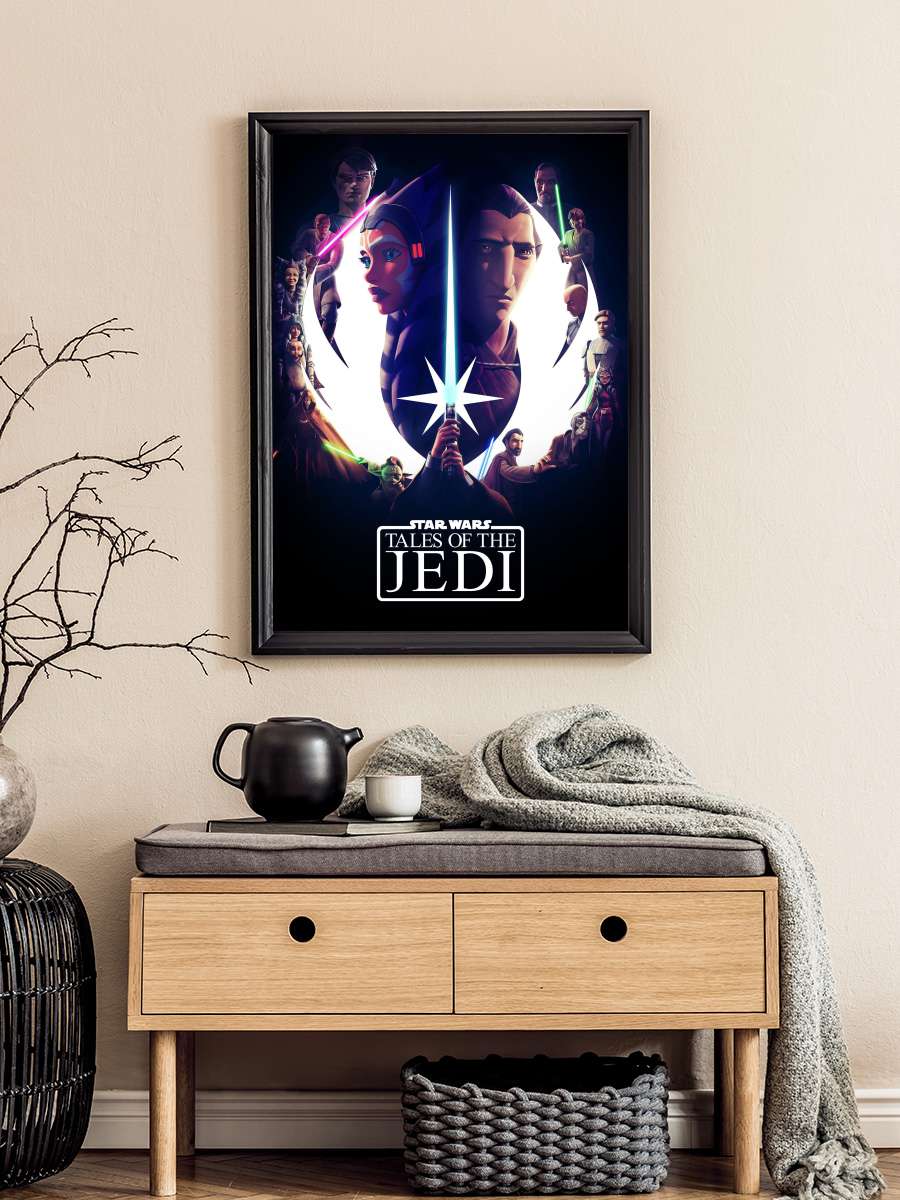 Star Wars: Tales of the Jedi Dizi Tablo Siyah Çerçeveli Dizi Poster Duvar Tablo