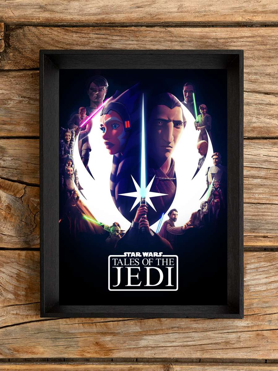 Star Wars: Tales of the Jedi Dizi Tablo Siyah Çerçeveli Dizi Poster Duvar Tablo