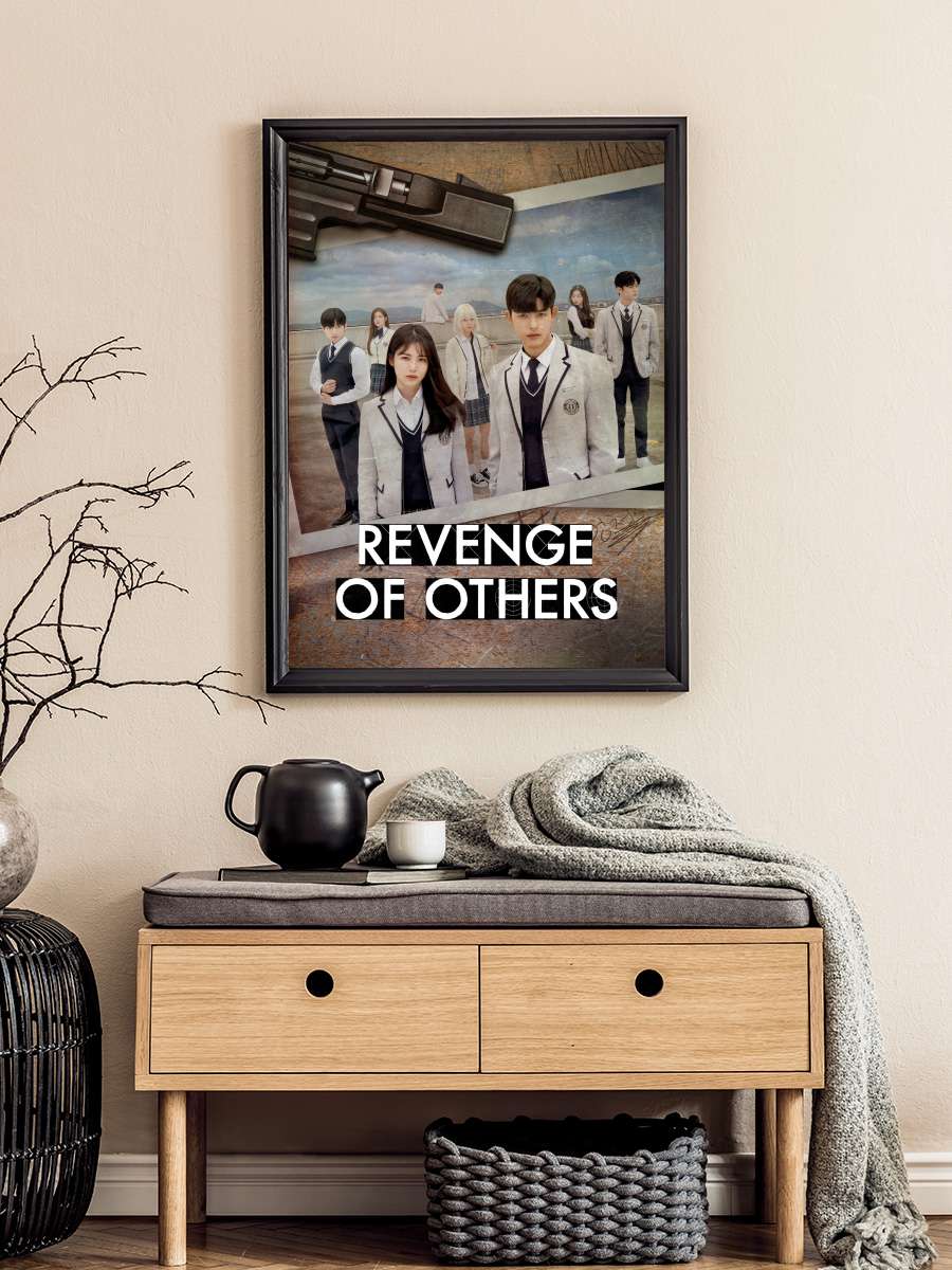 Revenge of Others - 3인칭 복수 Dizi Tablo Siyah Çerçeveli Dizi Poster Duvar Tablo