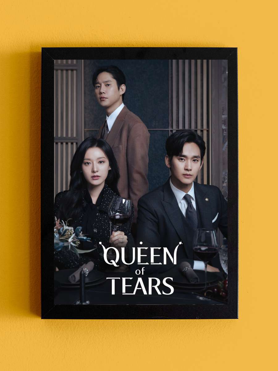 Queen of Tears - 눈물의 여왕 Dizi Tablo Siyah Çerçeveli Dizi Poster Duvar Tablo