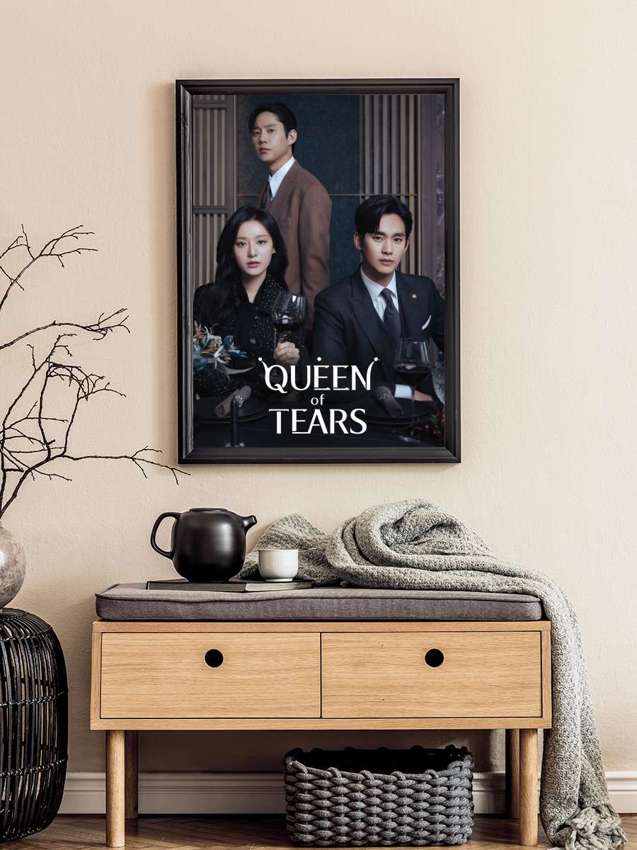 Queen of Tears - 눈물의 여왕 Dizi Tablo Siyah Çerçeveli Dizi Poster Duvar Tablo