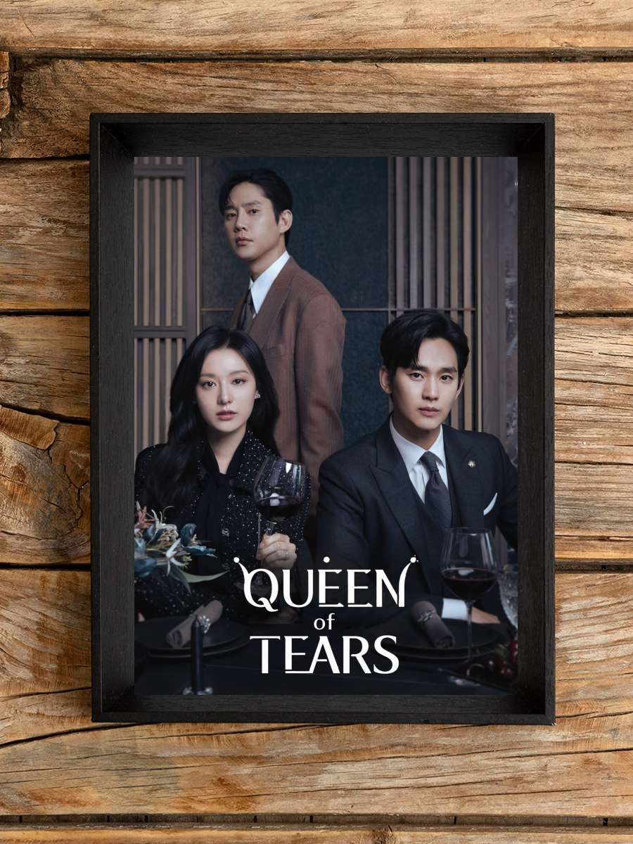 Queen of Tears - 눈물의 여왕 Dizi Tablo Siyah Çerçeveli Dizi Poster Duvar Tablo