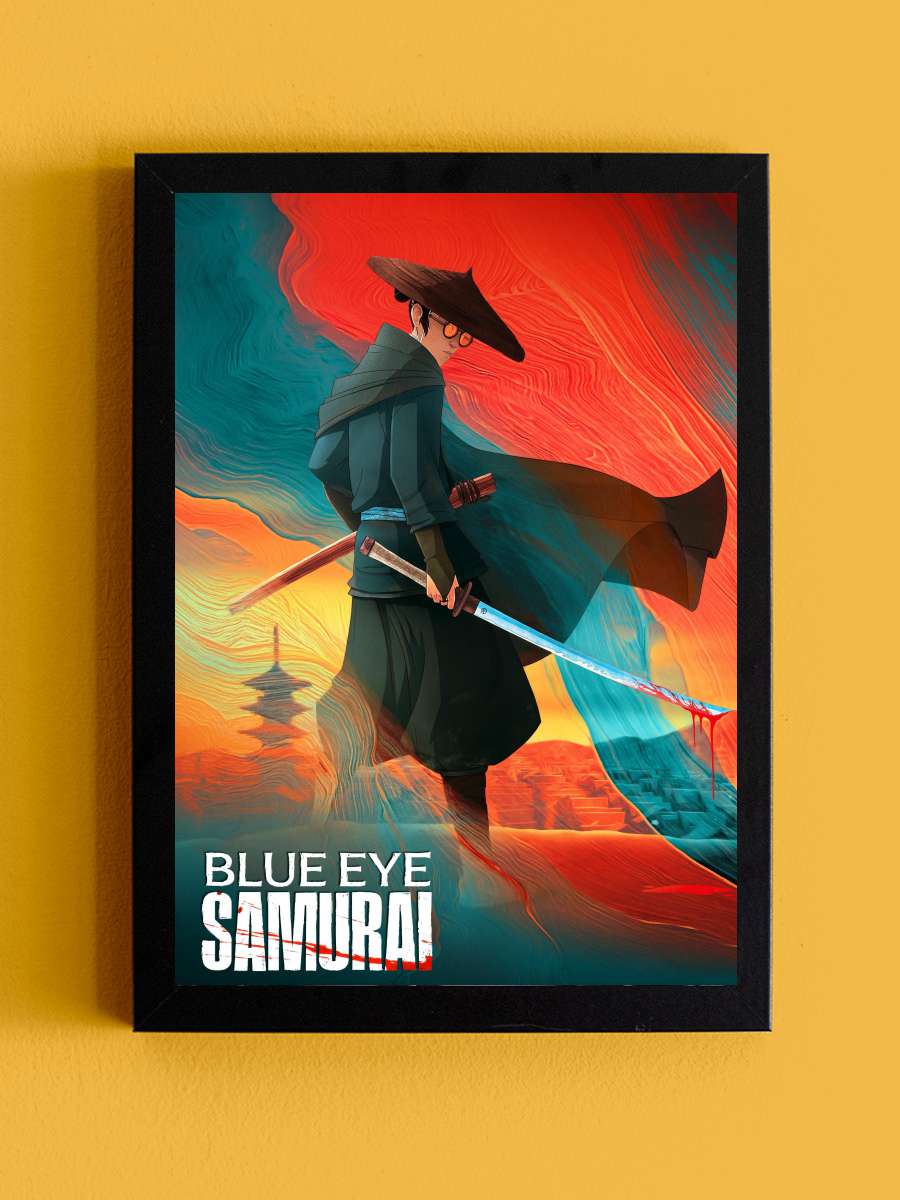 BLUE EYE SAMURAI Dizi Tablo Siyah Çerçeveli Dizi Poster Duvar Tablo