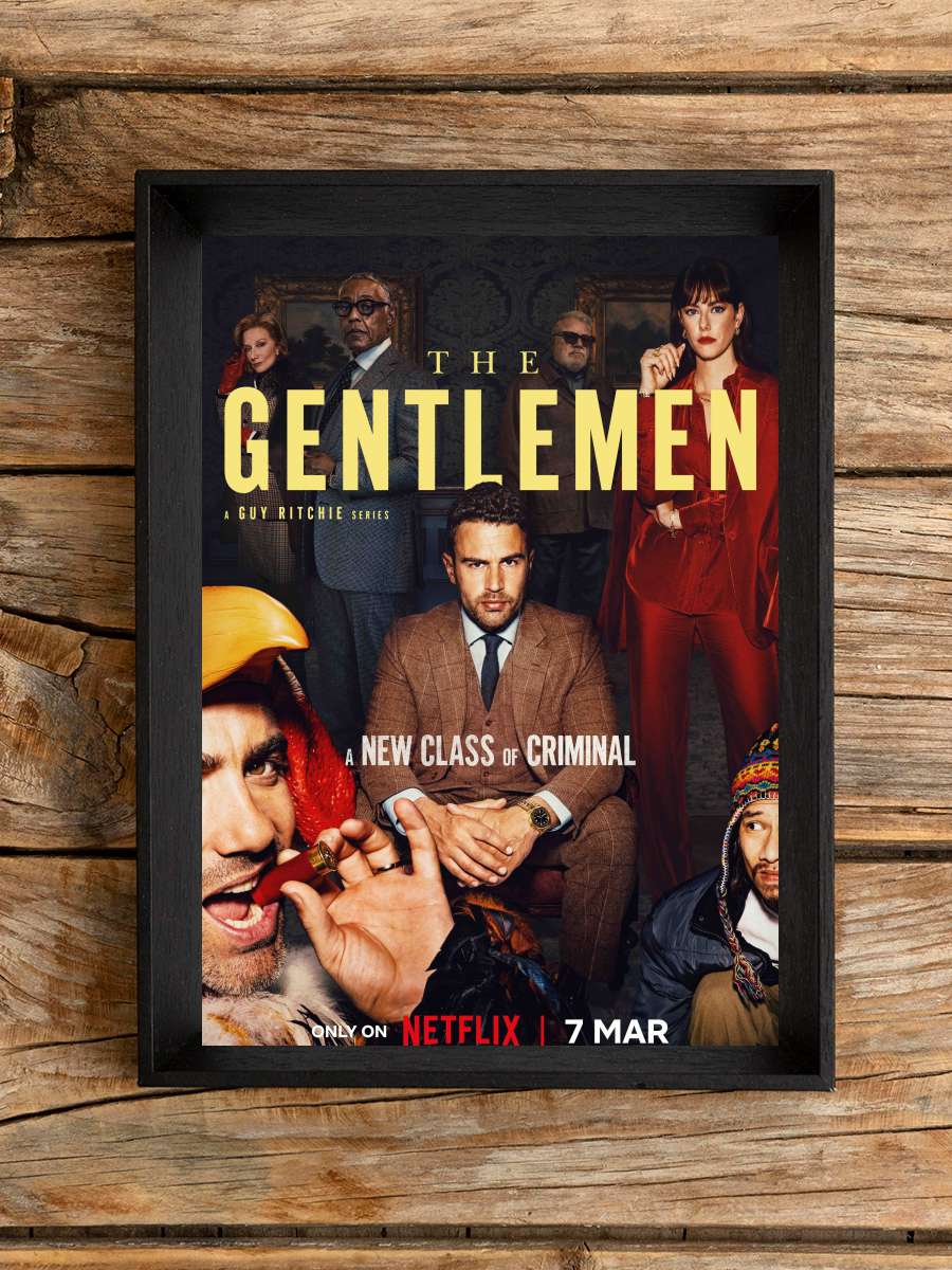 The Gentlemen Dizi Tablo Siyah Çerçeveli Dizi Poster Duvar Tablo