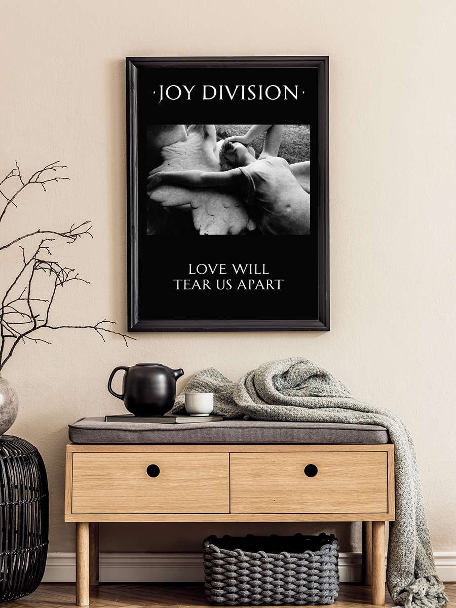 Joy Division - Love Will Tear Us Apart Müzik Poster Tablo Siyah Çerçeveli Yüksek Kalite Müzik Duvar Tablo