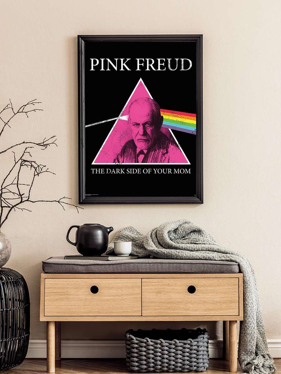 Pink Freud - Dark Side of your Mom Müzik Poster Tablo Siyah Çerçeveli Yüksek Kalite Müzik Duvar Tablo