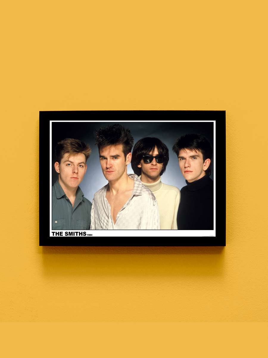 The Smiths 1984 Müzik Poster Tablo Siyah Çerçeveli Yüksek Kalite Müzik Duvar Tablo