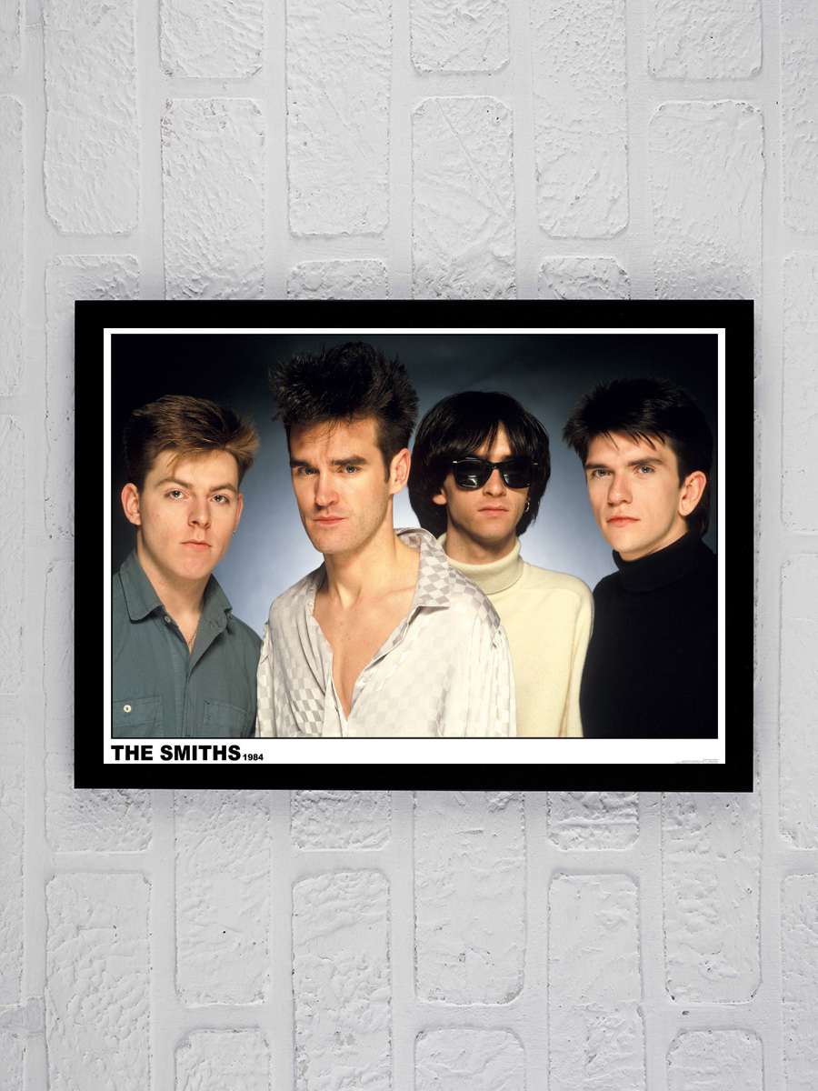 The Smiths 1984 Müzik Poster Tablo Siyah Çerçeveli Yüksek Kalite Müzik Duvar Tablo