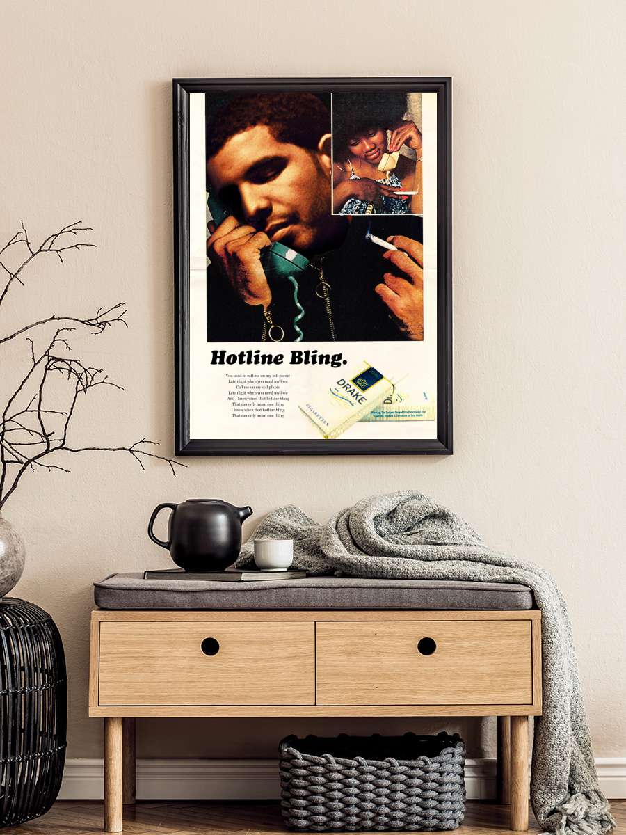 Ads Libitum - Drizzy Müzik Poster Tablo Siyah Çerçeveli Yüksek Kalite Müzik Duvar Tablo