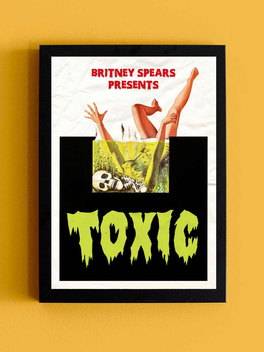 Ads Libitum - Toxic Müzik Poster Tablo Siyah Çerçeveli Yüksek Kalite Müzik Duvar Tablo