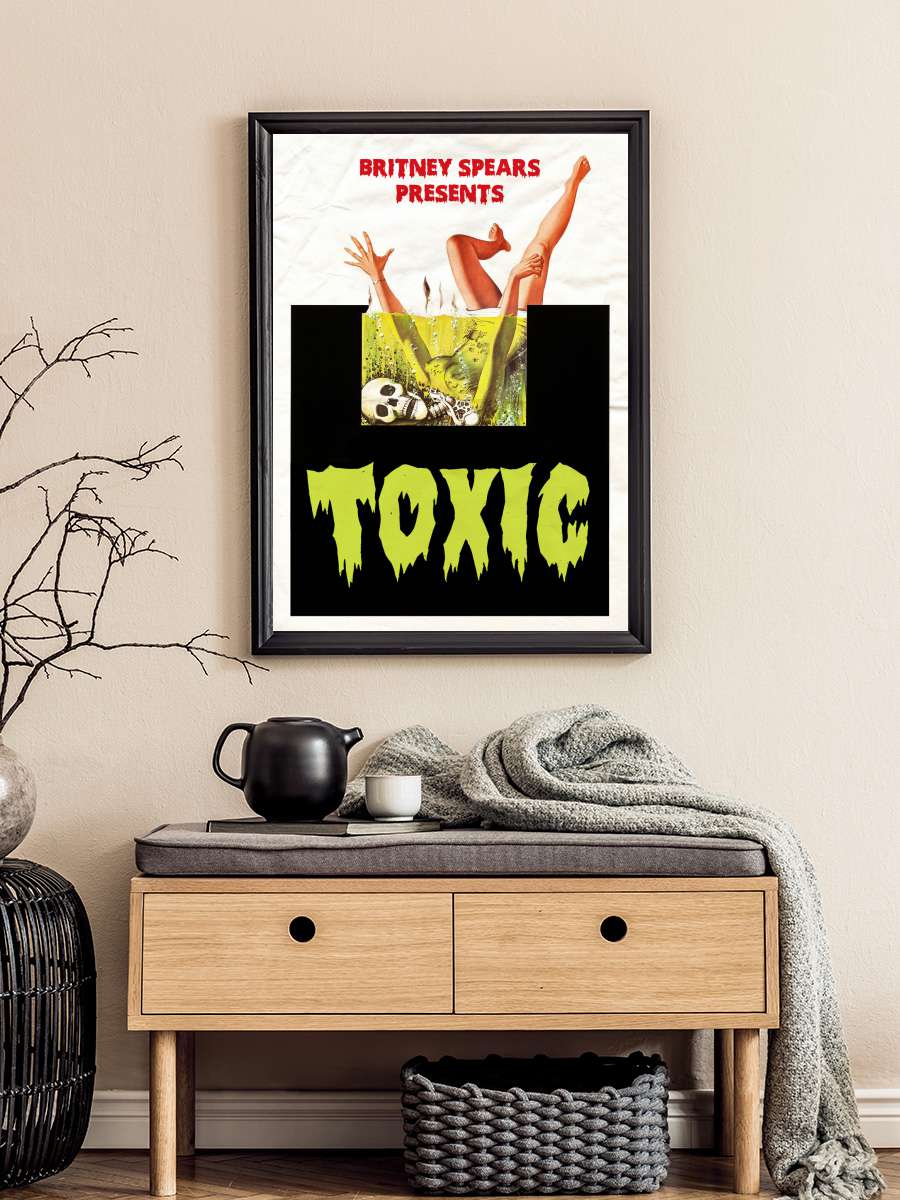 Ads Libitum - Toxic Müzik Poster Tablo Siyah Çerçeveli Yüksek Kalite Müzik Duvar Tablo