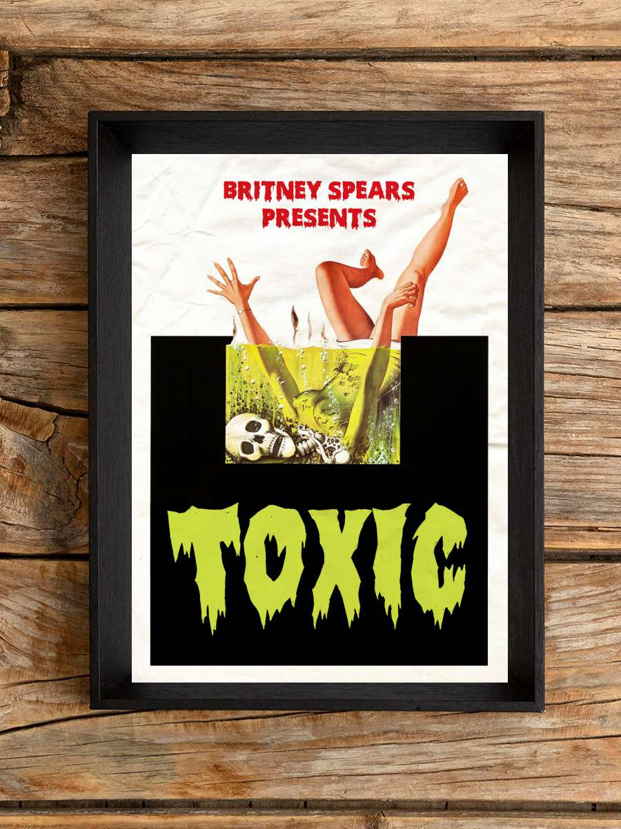 Ads Libitum - Toxic Müzik Poster Tablo Siyah Çerçeveli Yüksek Kalite Müzik Duvar Tablo