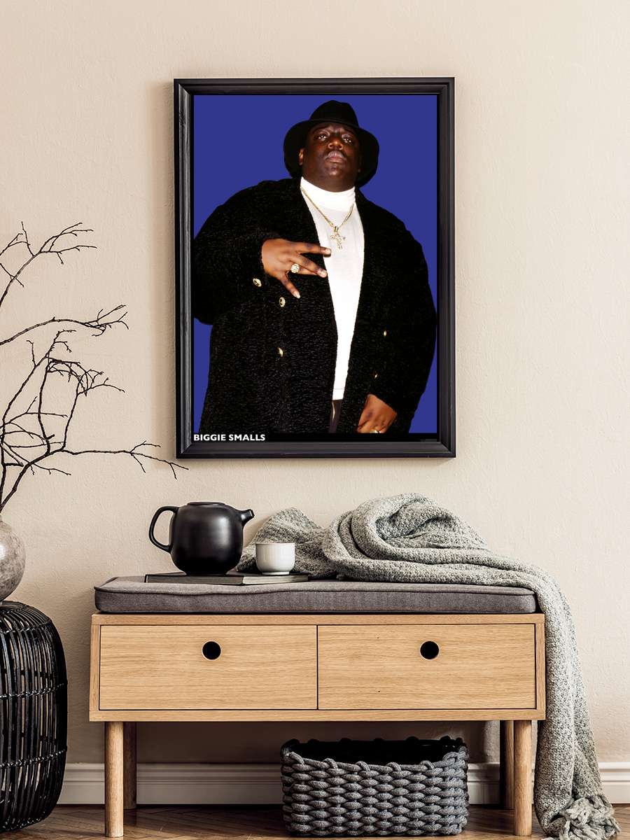 Notorius B.I.G. - N.Y. Coliseum 1995 Müzik Poster Tablo Siyah Çerçeveli Yüksek Kalite Müzik Duvar Tablo