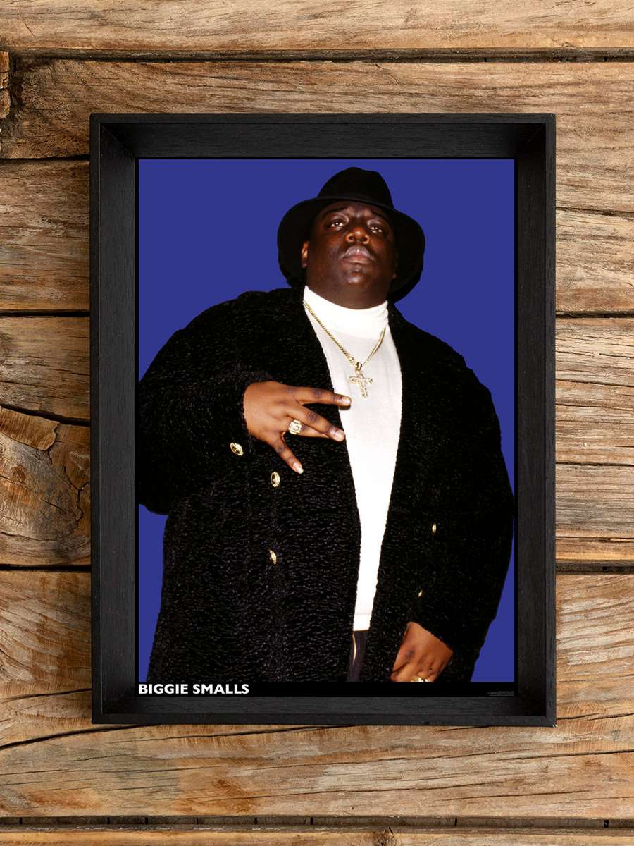 Notorius B.I.G. - N.Y. Coliseum 1995 Müzik Poster Tablo Siyah Çerçeveli Yüksek Kalite Müzik Duvar Tablo