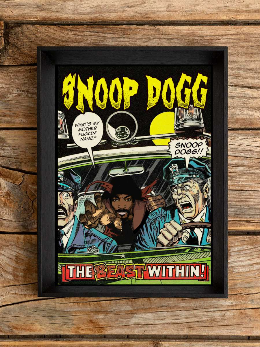 Dangerous Dogg Müzik Poster Tablo Siyah Çerçeveli Yüksek Kalite Müzik Duvar Tablo