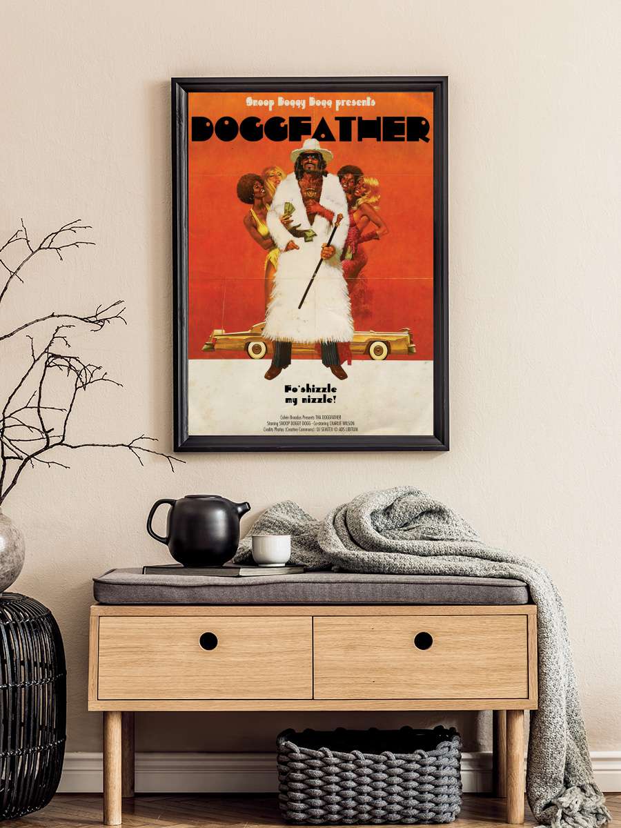 Ads Libitum - Doggfather Müzik Poster Tablo Siyah Çerçeveli Yüksek Kalite Müzik Duvar Tablo