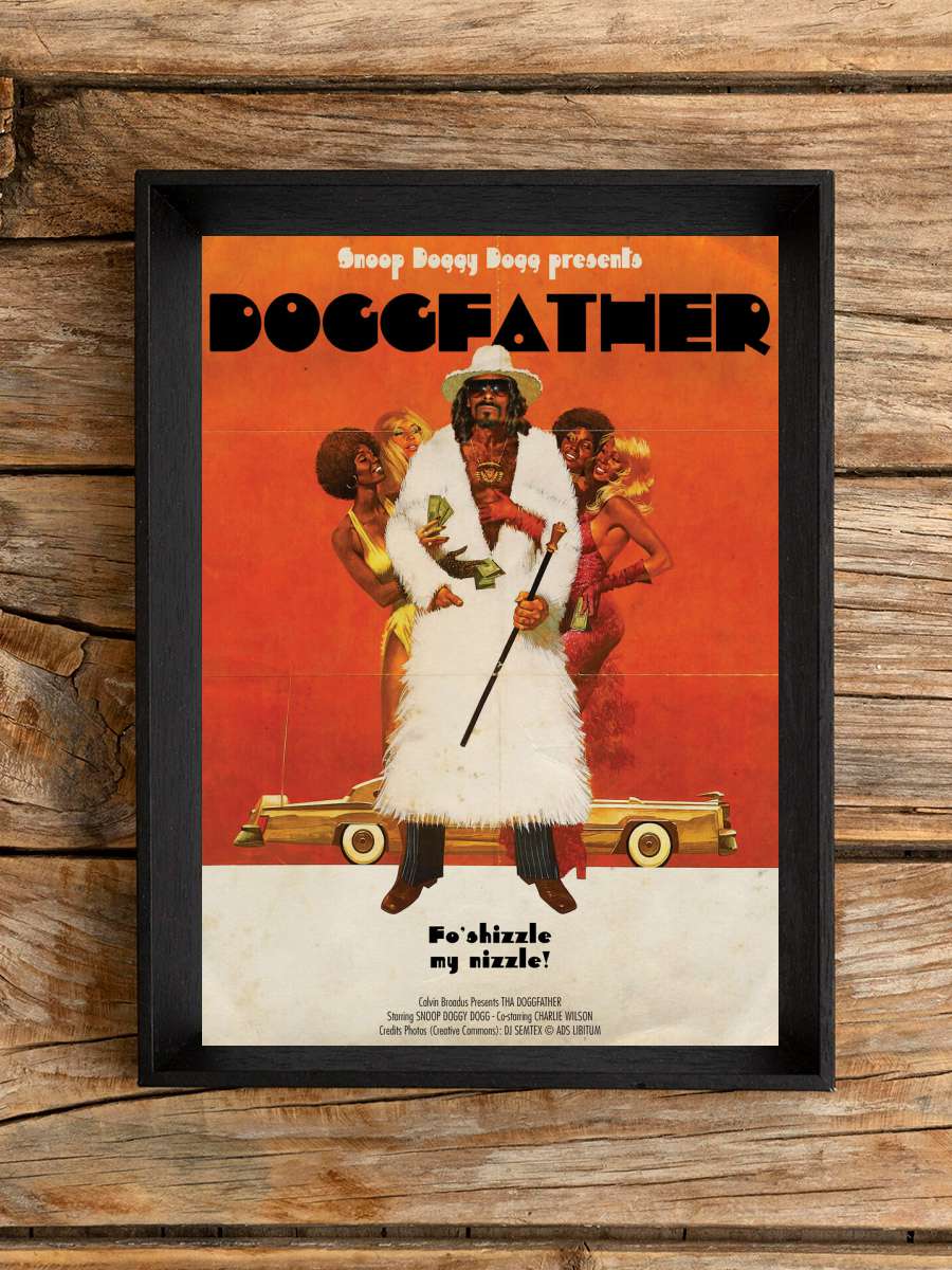 Ads Libitum - Doggfather Müzik Poster Tablo Siyah Çerçeveli Yüksek Kalite Müzik Duvar Tablo