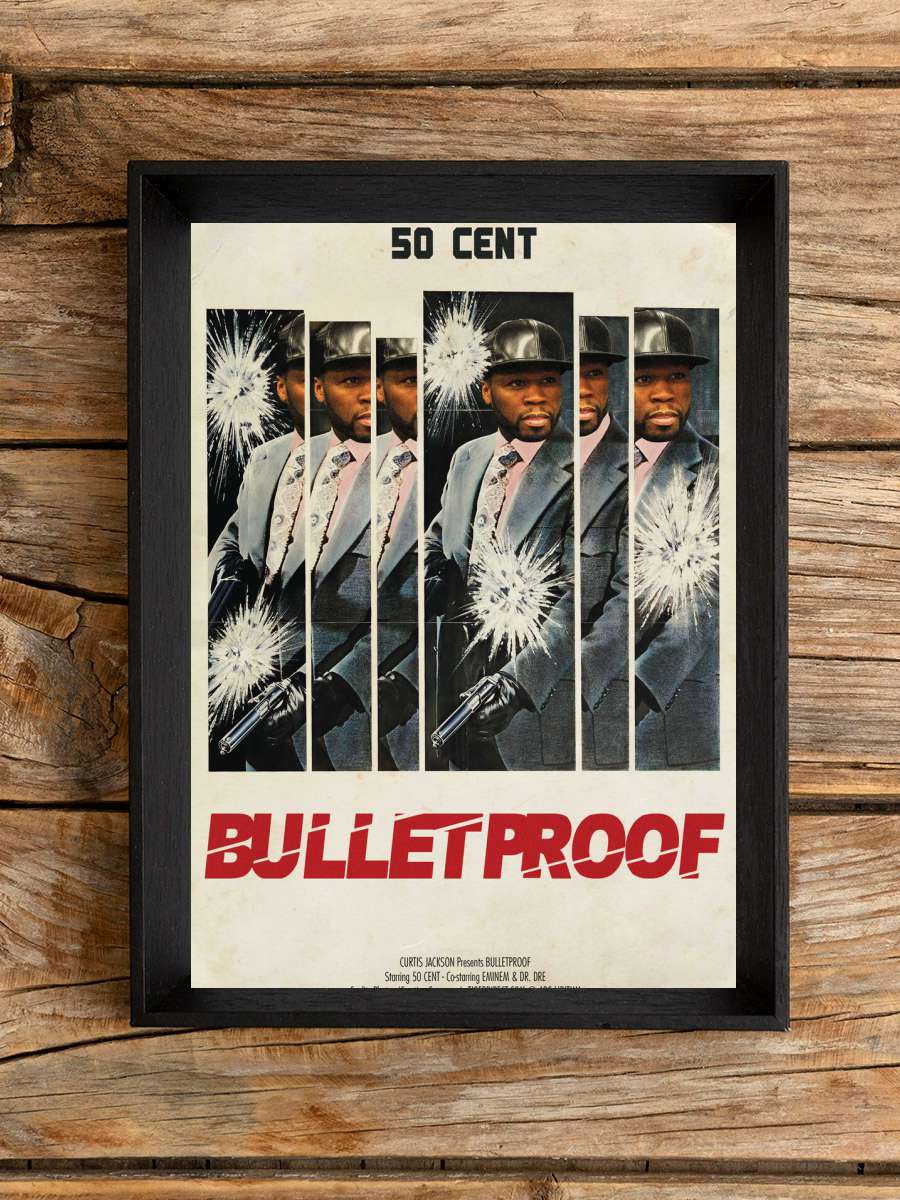 Bulletproof Müzik Poster Tablo Siyah Çerçeveli Yüksek Kalite Müzik Duvar Tablo