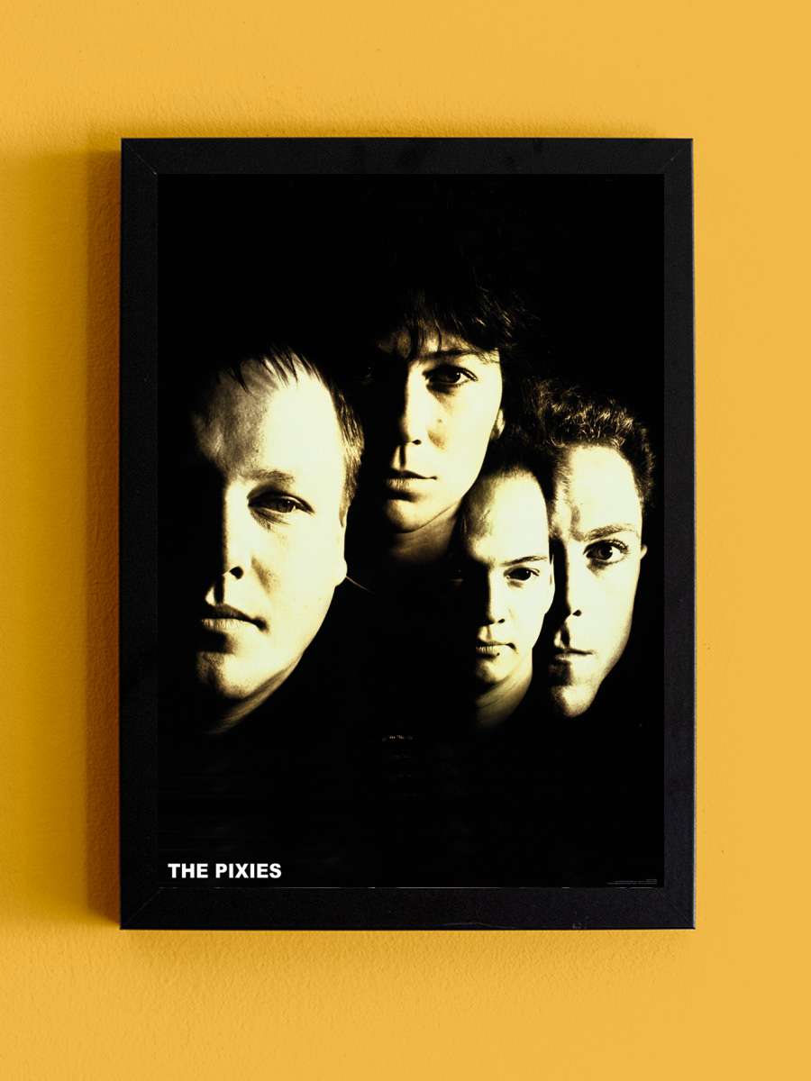 Pixies - Faces Müzik Poster Tablo Siyah Çerçeveli Yüksek Kalite Müzik Duvar Tablo