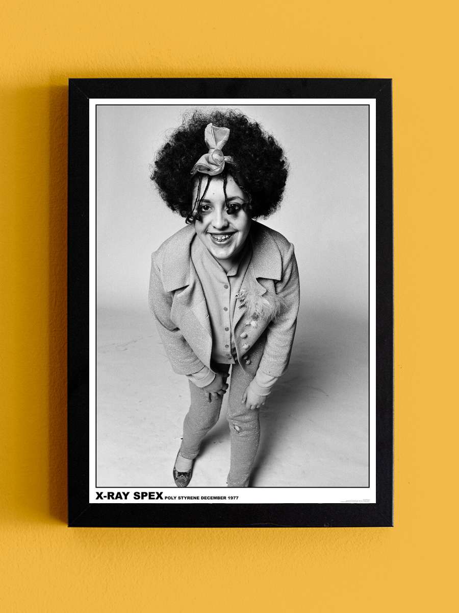 Poly Styrene / X-Ray Spex - Dress Müzik Poster Tablo Siyah Çerçeveli Yüksek Kalite Müzik Duvar Tablo