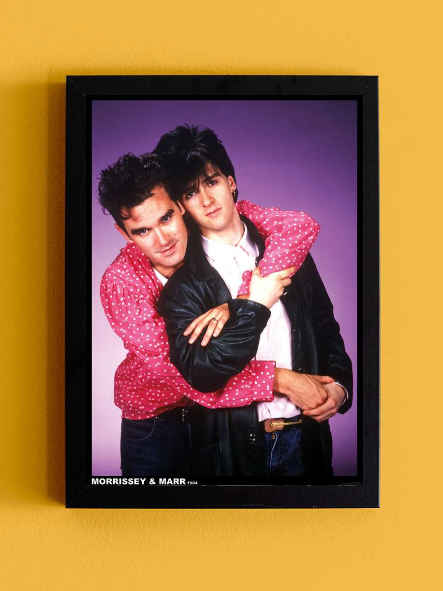 The Smiths - Morrissey & Marr Müzik Poster Tablo Siyah Çerçeveli Yüksek Kalite Müzik Duvar Tablo