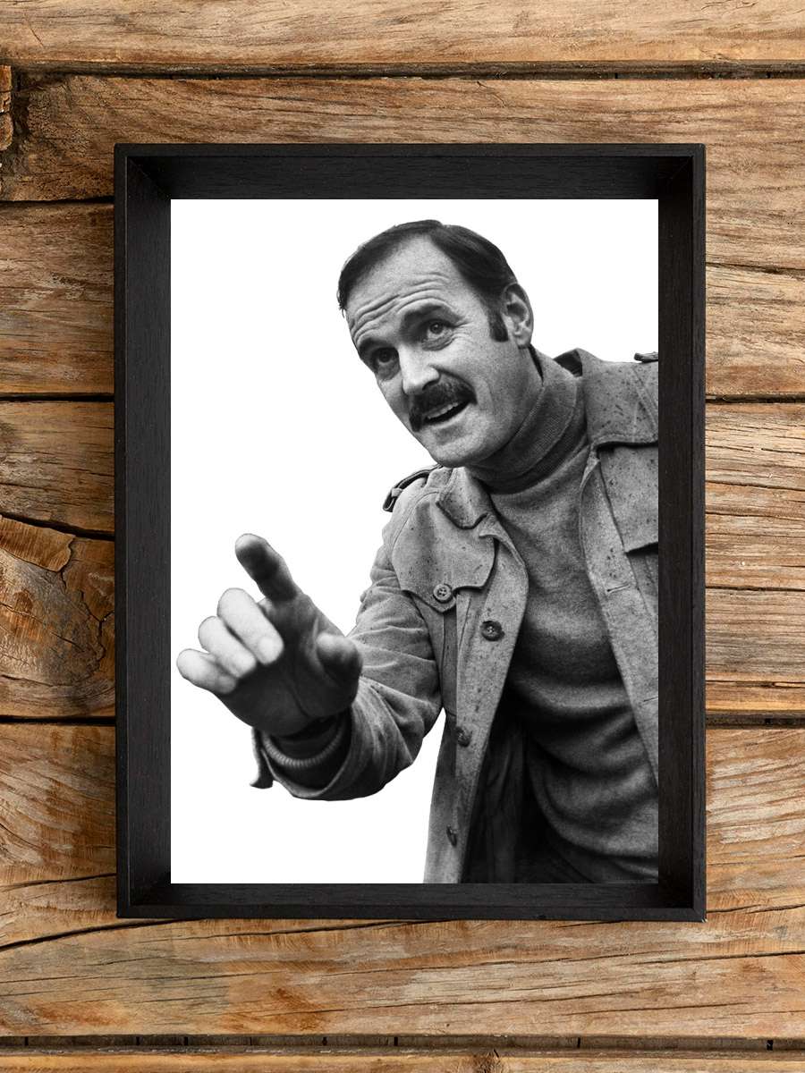 John Cleese - Pointing Müzik Poster Tablo Siyah Çerçeveli Yüksek Kalite Müzik Duvar Tablo