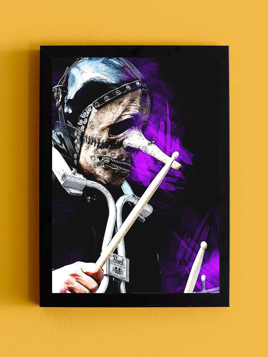 Drum 1 Müzik Poster Tablo Siyah Çerçeveli Yüksek Kalite Müzik Duvar Tablo