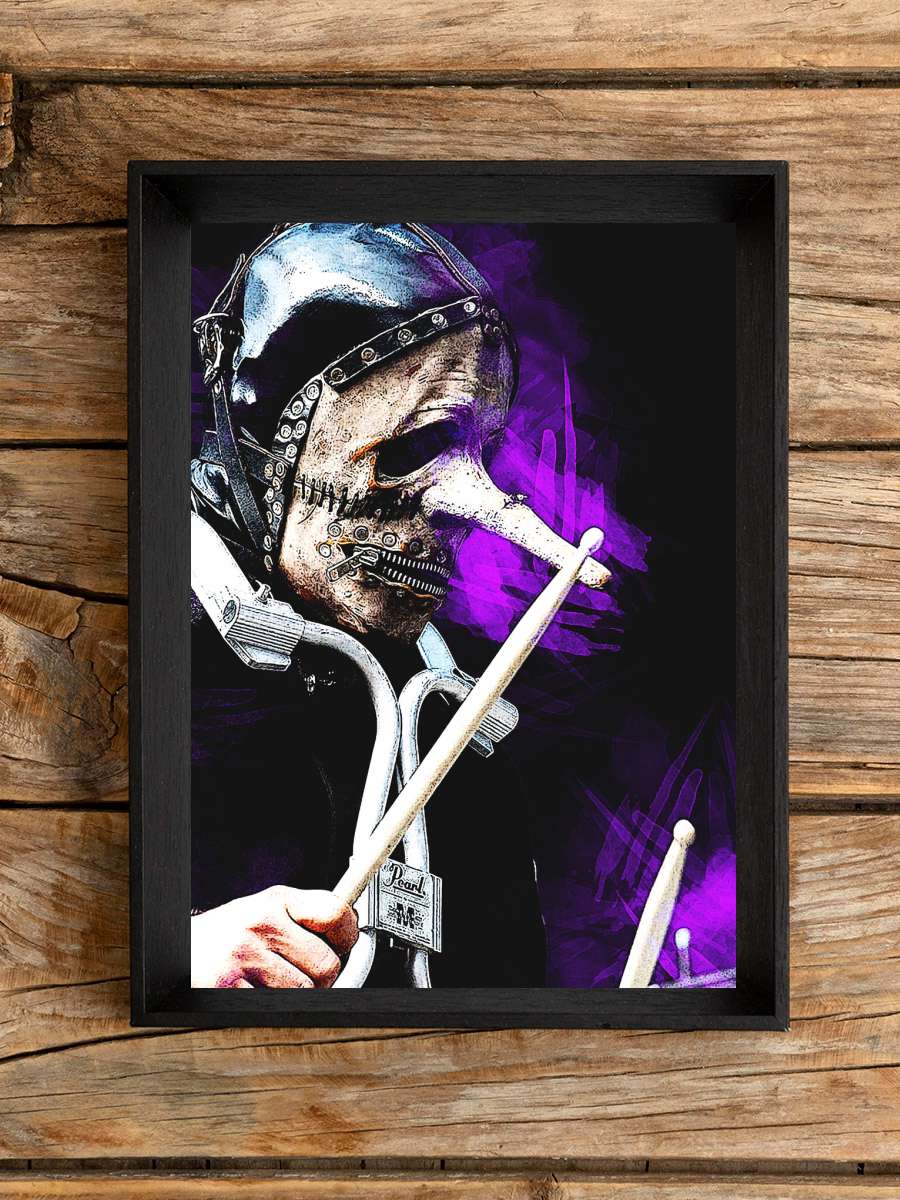 Drum 1 Müzik Poster Tablo Siyah Çerçeveli Yüksek Kalite Müzik Duvar Tablo