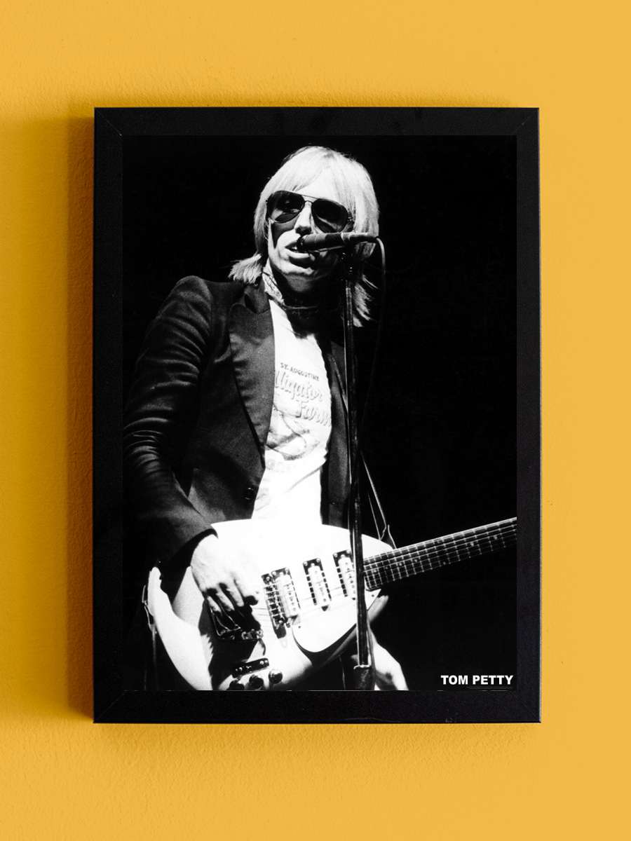 Tom Petty Müzik Poster Tablo Siyah Çerçeveli Yüksek Kalite Müzik Duvar Tablo