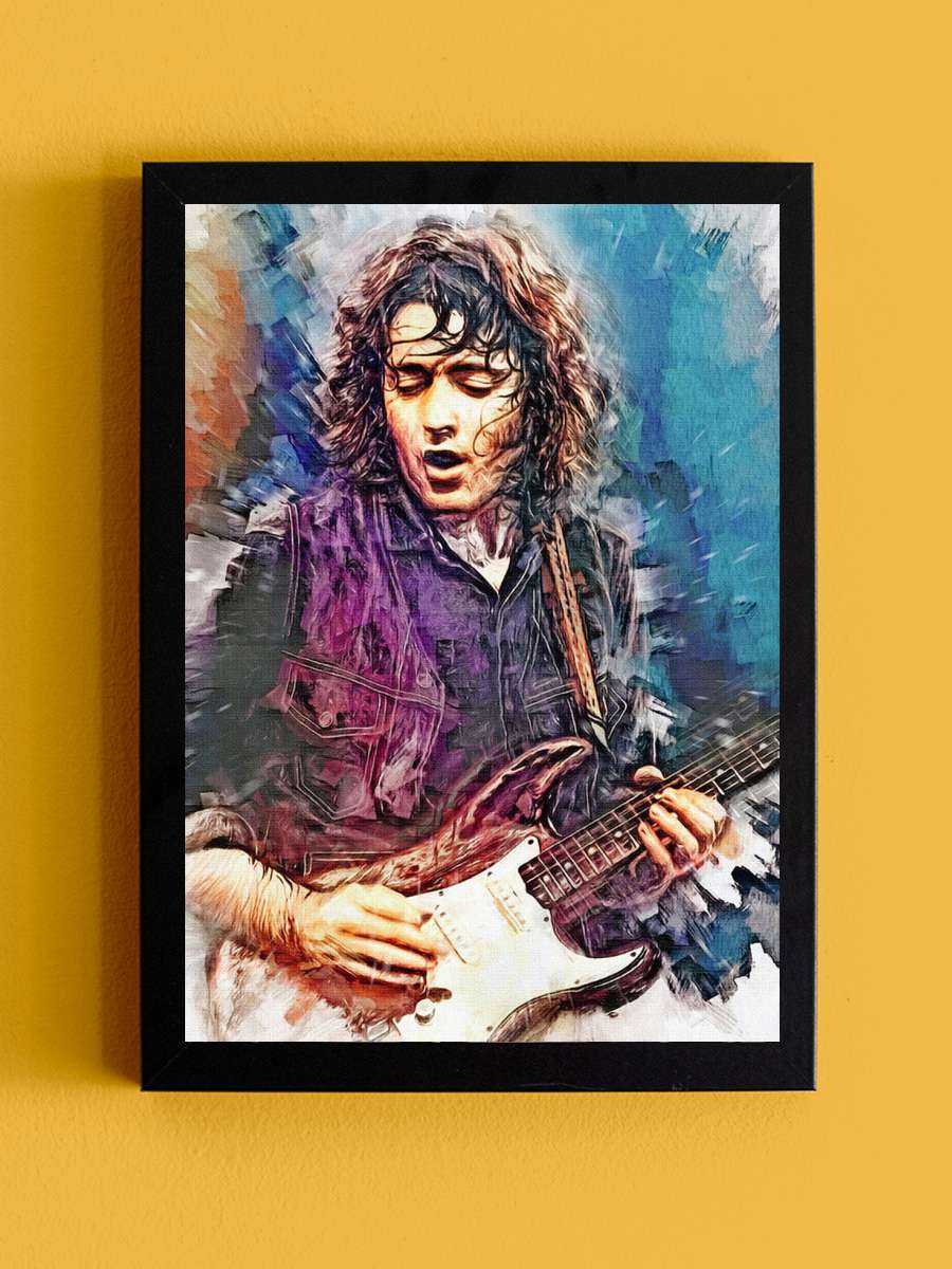 Guitar Virtuoso Müzik Poster Tablo Siyah Çerçeveli Yüksek Kalite Müzik Duvar Tablo