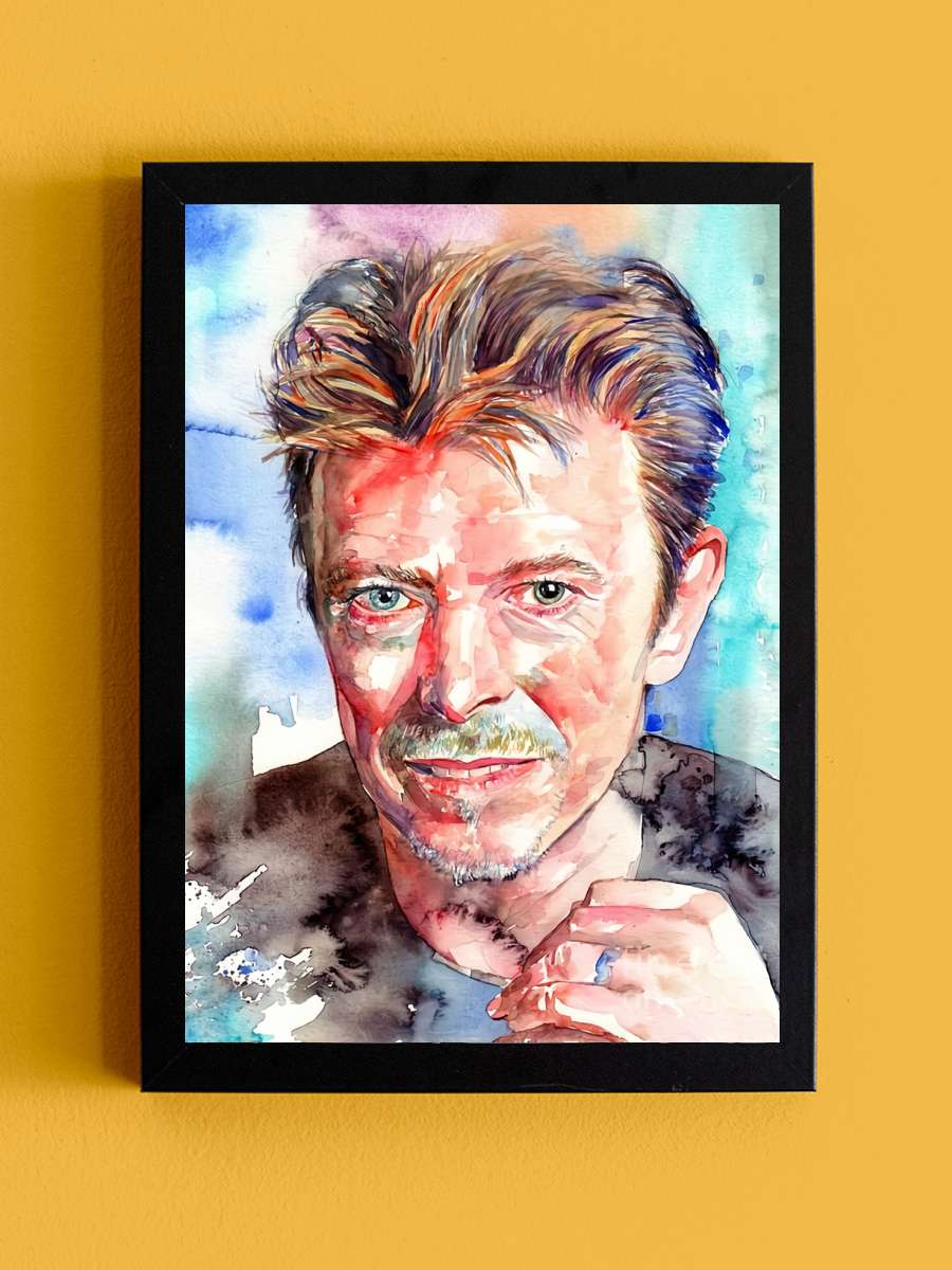 David B Painting Müzik Poster Tablo Siyah Çerçeveli Yüksek Kalite Müzik Duvar Tablo