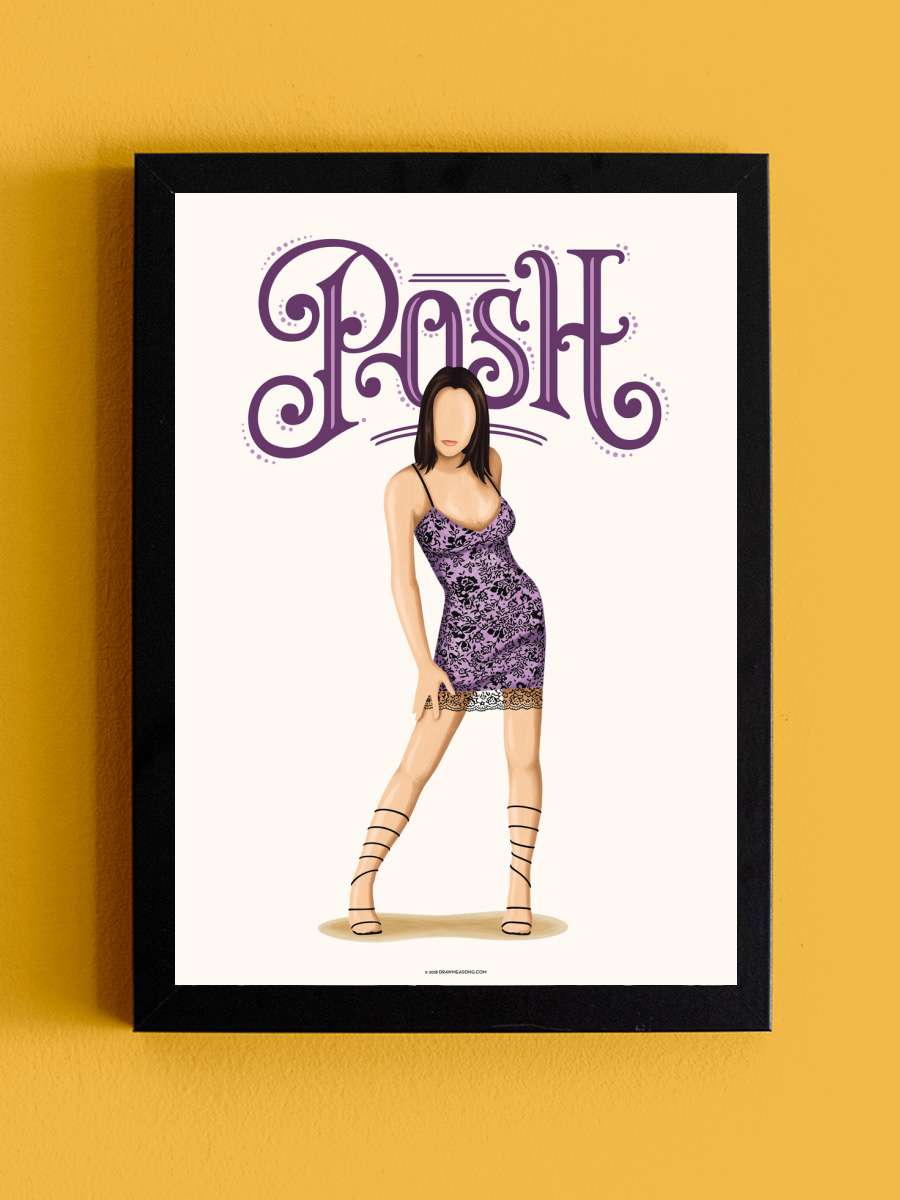 Posh Spice Müzik Poster Tablo Siyah Çerçeveli Yüksek Kalite Müzik Duvar Tablo