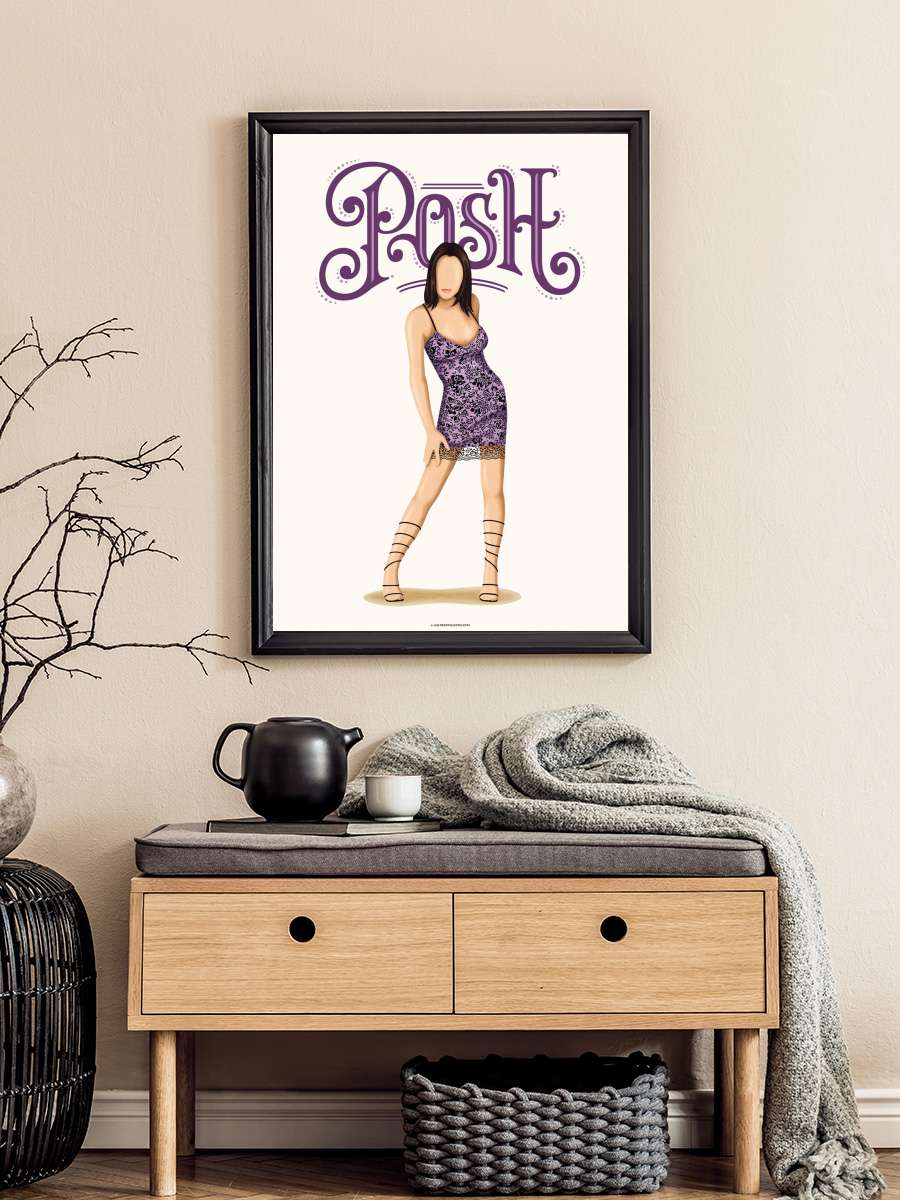 Posh Spice Müzik Poster Tablo Siyah Çerçeveli Yüksek Kalite Müzik Duvar Tablo