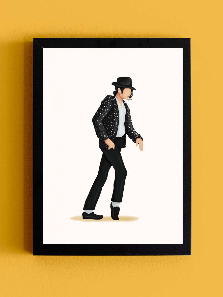 Moonwalk Müzik Poster Tablo Siyah Çerçeveli Yüksek Kalite Müzik Duvar Tablo