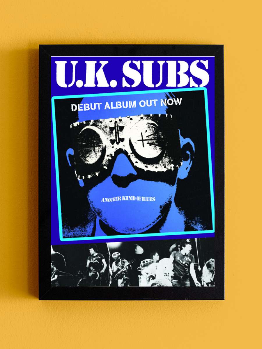 Uk Subs - Another Kind Of Blues Müzik Poster Tablo Siyah Çerçeveli Yüksek Kalite Müzik Duvar Tablo