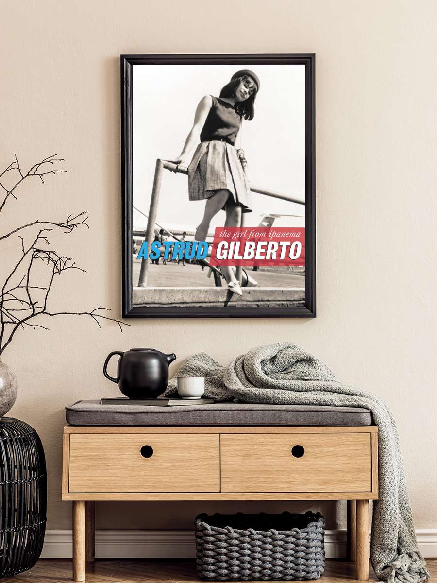 Astrud Gilberto - Girl From... Müzik Poster Tablo Siyah Çerçeveli Yüksek Kalite Müzik Duvar Tablo