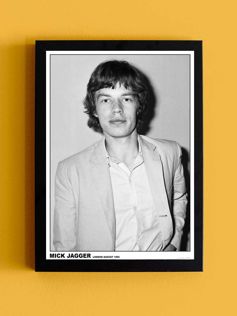 Mick Jagger - Rediffusion TV Studio, Wembley,… Müzik Poster Tablo Siyah Çerçeveli Yüksek Kalite Müzik Duvar Tablo