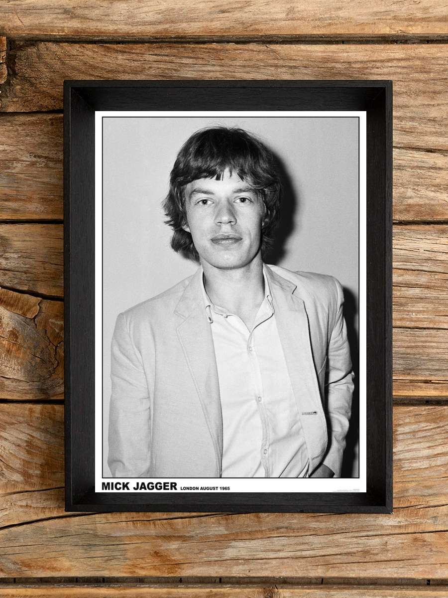 Mick Jagger - Rediffusion TV Studio, Wembley,… Müzik Poster Tablo Siyah Çerçeveli Yüksek Kalite Müzik Duvar Tablo