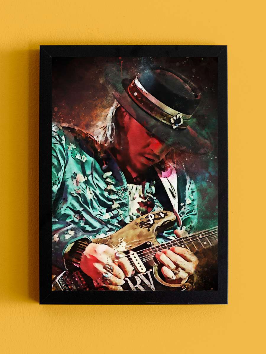 Stevie Müzik Poster Tablo Siyah Çerçeveli Yüksek Kalite Müzik Duvar Tablo