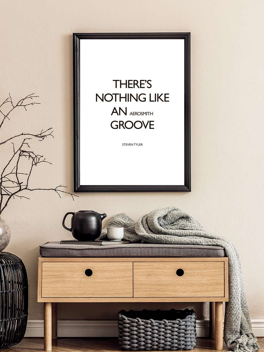 Groove Müzik Poster Tablo Siyah Çerçeveli Yüksek Kalite Müzik Duvar Tablo