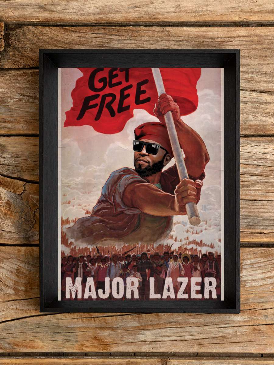 Get free Müzik Poster Tablo Siyah Çerçeveli Yüksek Kalite Müzik Duvar Tablo