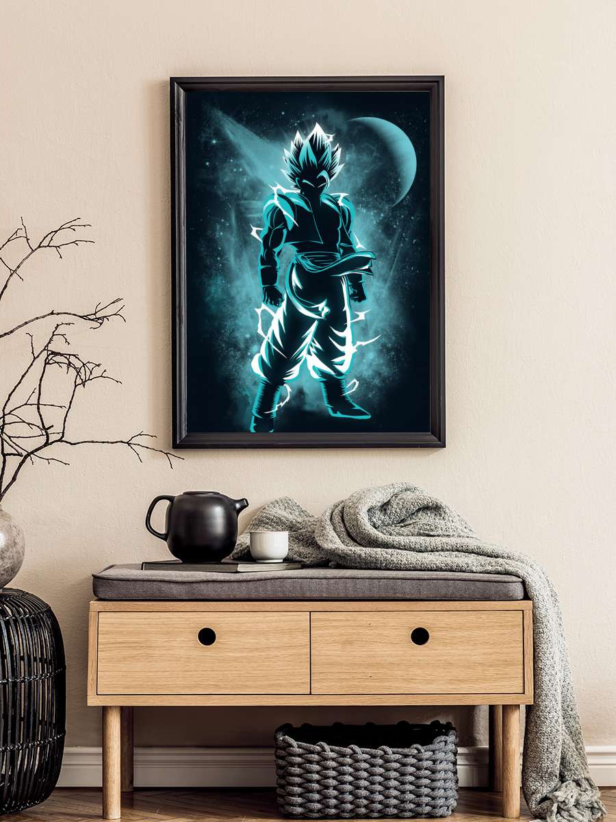 Fusion warrior Anime Poster Tablo Siyah Çerçeveli Yüksek Kalite Anime Duvar Tablo