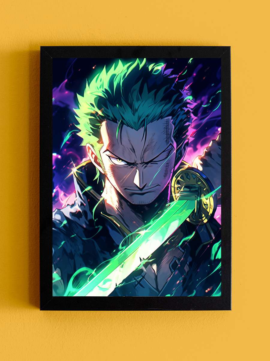 Knight Anime Poster Tablo Siyah Çerçeveli Yüksek Kalite Anime Duvar Tablo