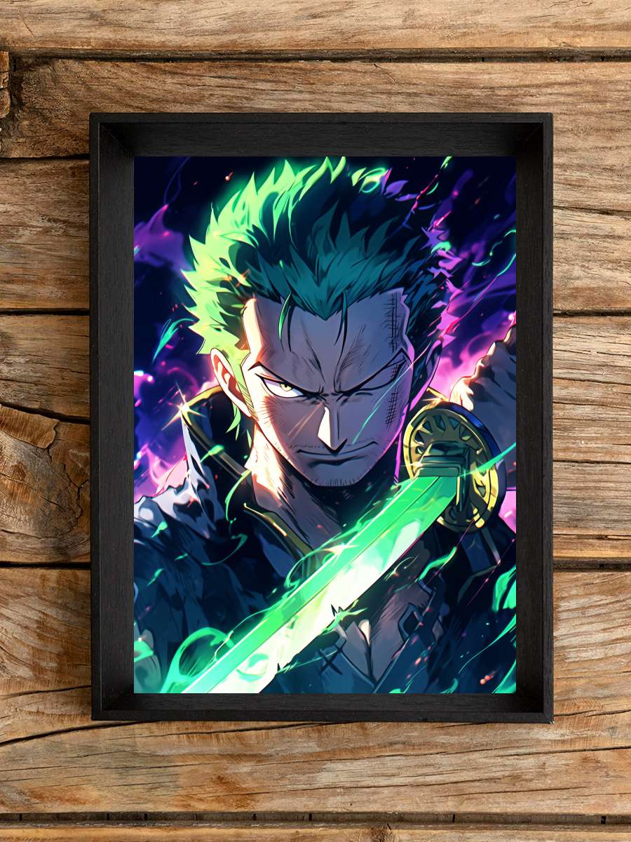 Knight Anime Poster Tablo Siyah Çerçeveli Yüksek Kalite Anime Duvar Tablo