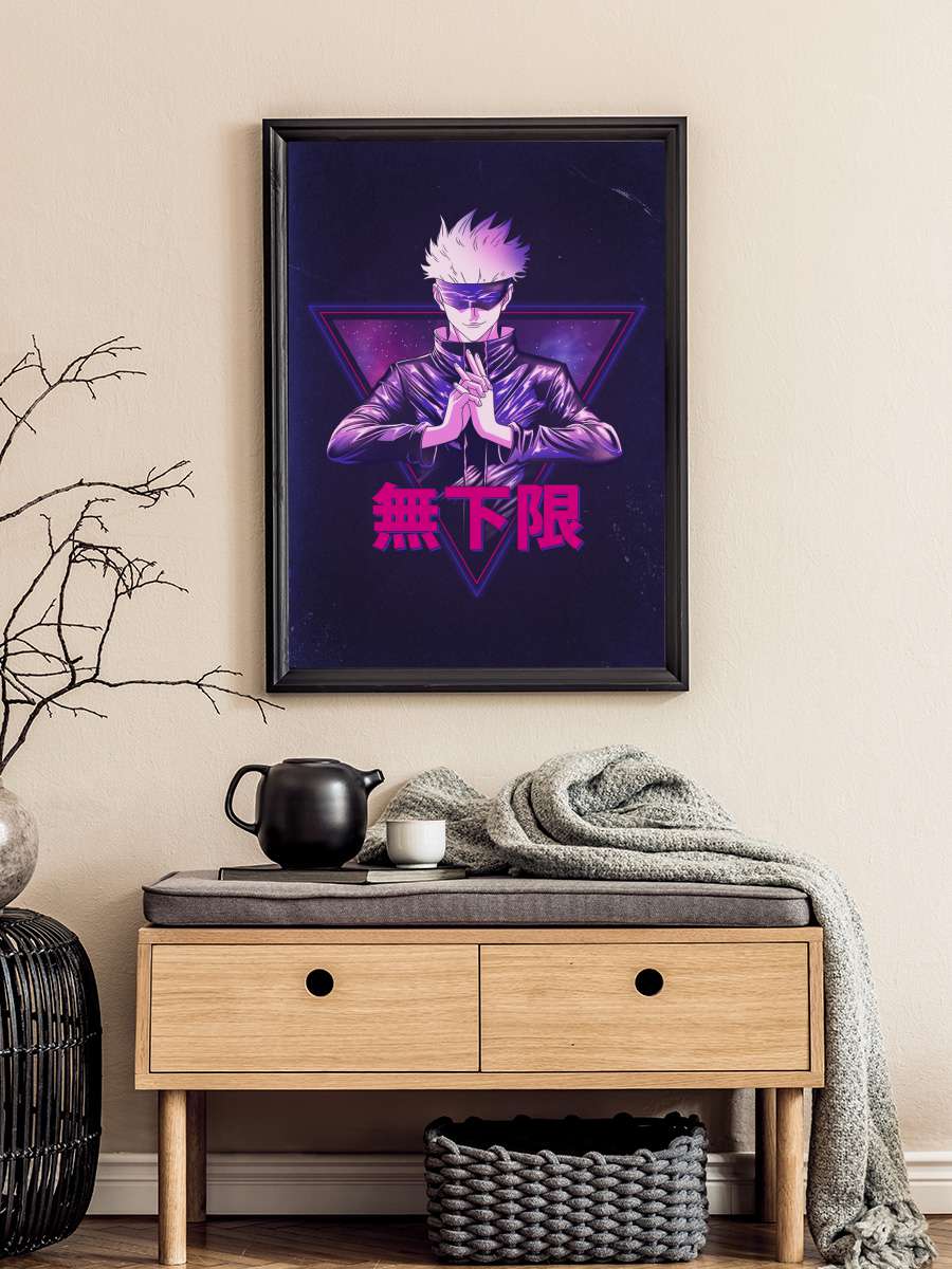 Limitless Anime Poster Tablo Siyah Çerçeveli Yüksek Kalite Anime Duvar Tablo